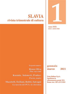 cover image of Slavia 2021 1